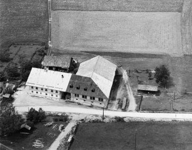 Garnhof Luftaufnahme 1957