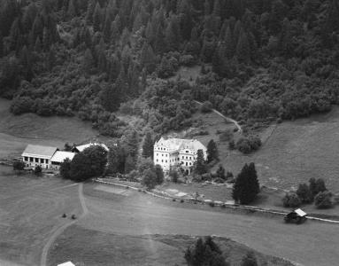 Schloss Höch Luftaufnahme 1957